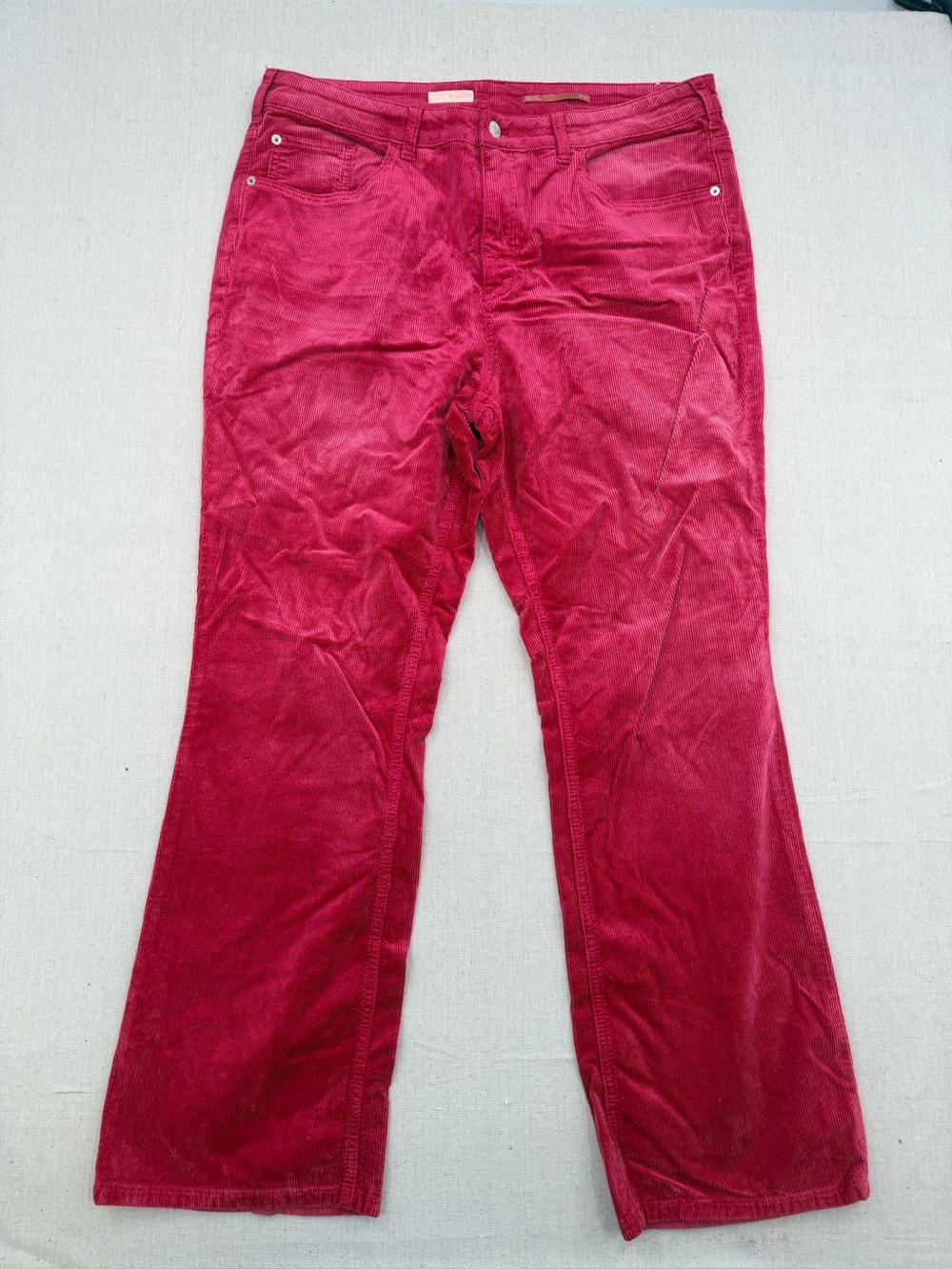 Anthropology Pilcro Women’s Red Corduroy Jeans